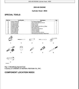 acura mdx repair manual