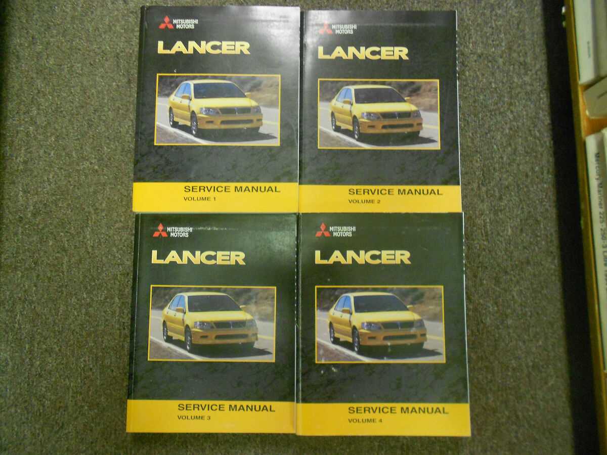 2003 lancer repair manual