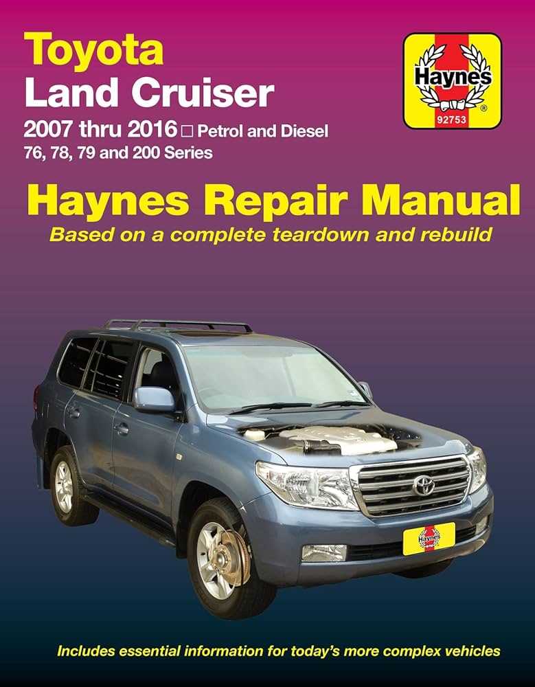 auto repair manuals toyota