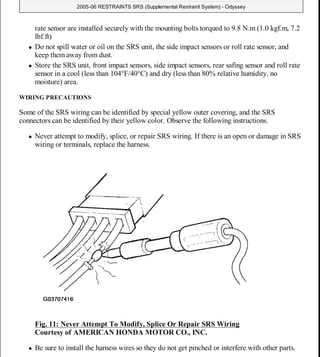 honda odyssey repair manual