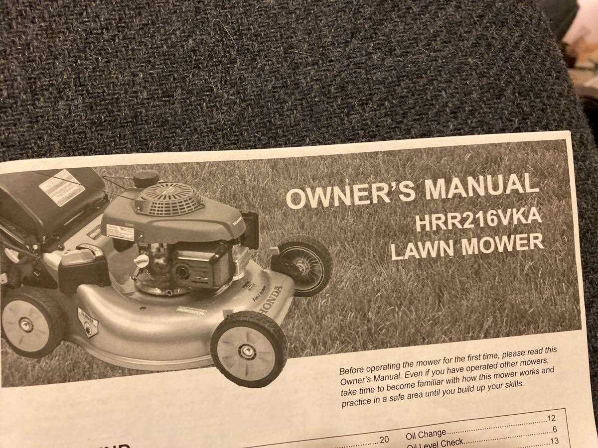 honda hrr216vka lawn mower service repair shop manual