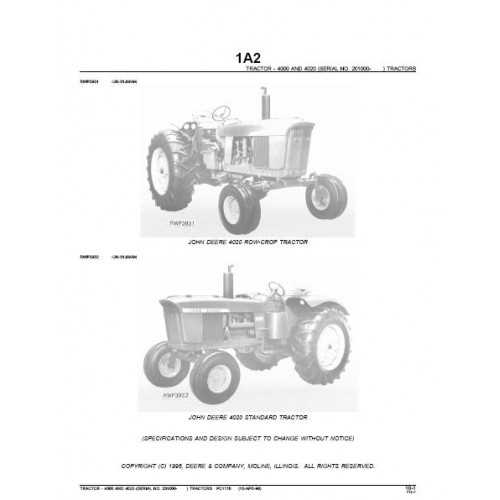 john deere 4020 repair manual