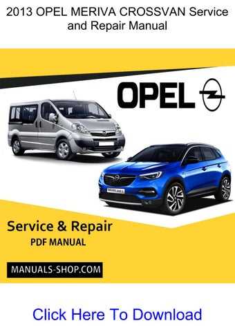 vauxhall meriva repair manual