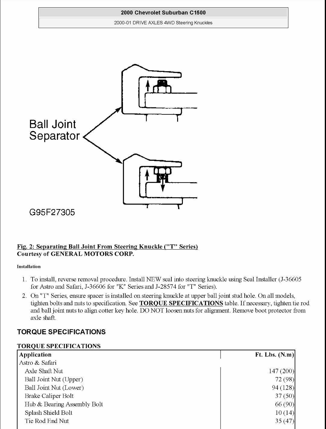 2002 chevrolet suburban repair manual