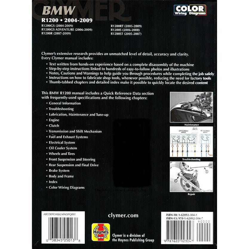 bmw r1200gs repair manual