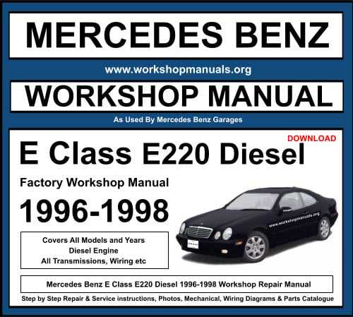 mercedes diesel repair manual