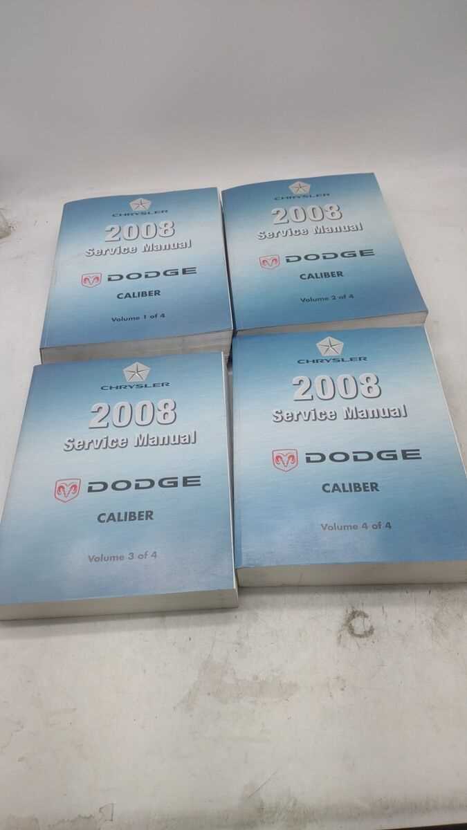 2008 dodge caliber repair manual