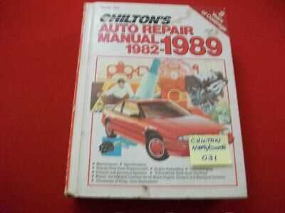 ebay chilton repair manual