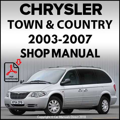 2007 town and country repair manual