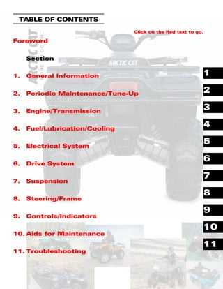 free atv repair manuals