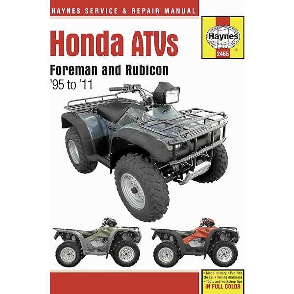 2001 honda foreman 450 es repair manual