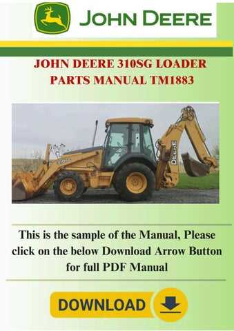 john deere 310sg repair manual