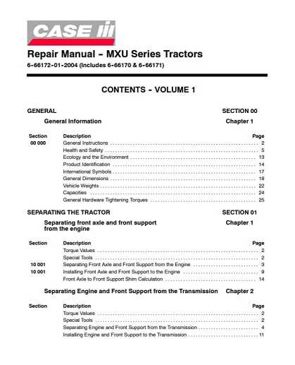 case mx 135 repair manual