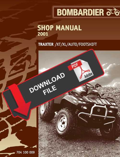 2005 bombardier outlander 400 repair manual