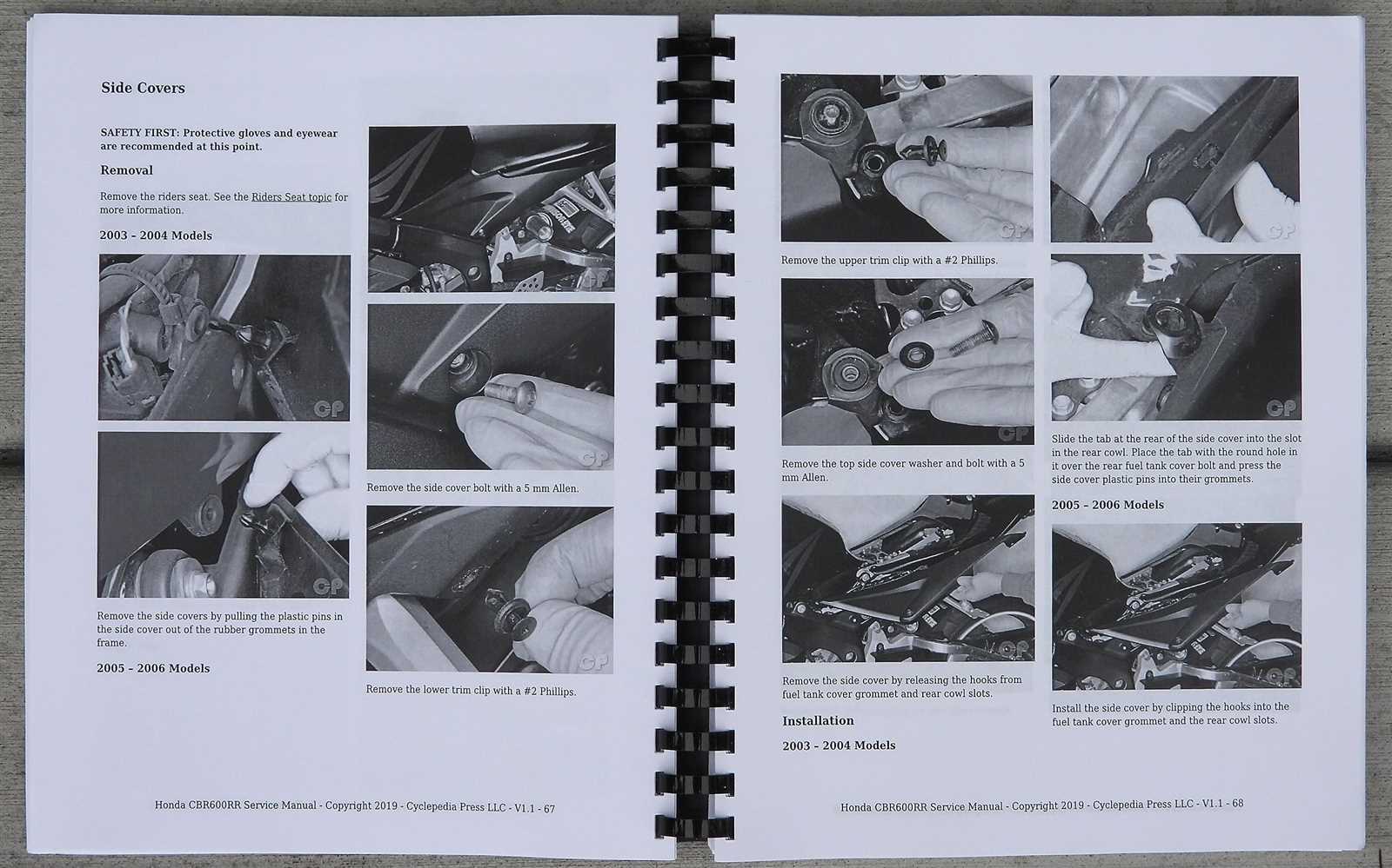 2005 honda cbr600rr repair manual