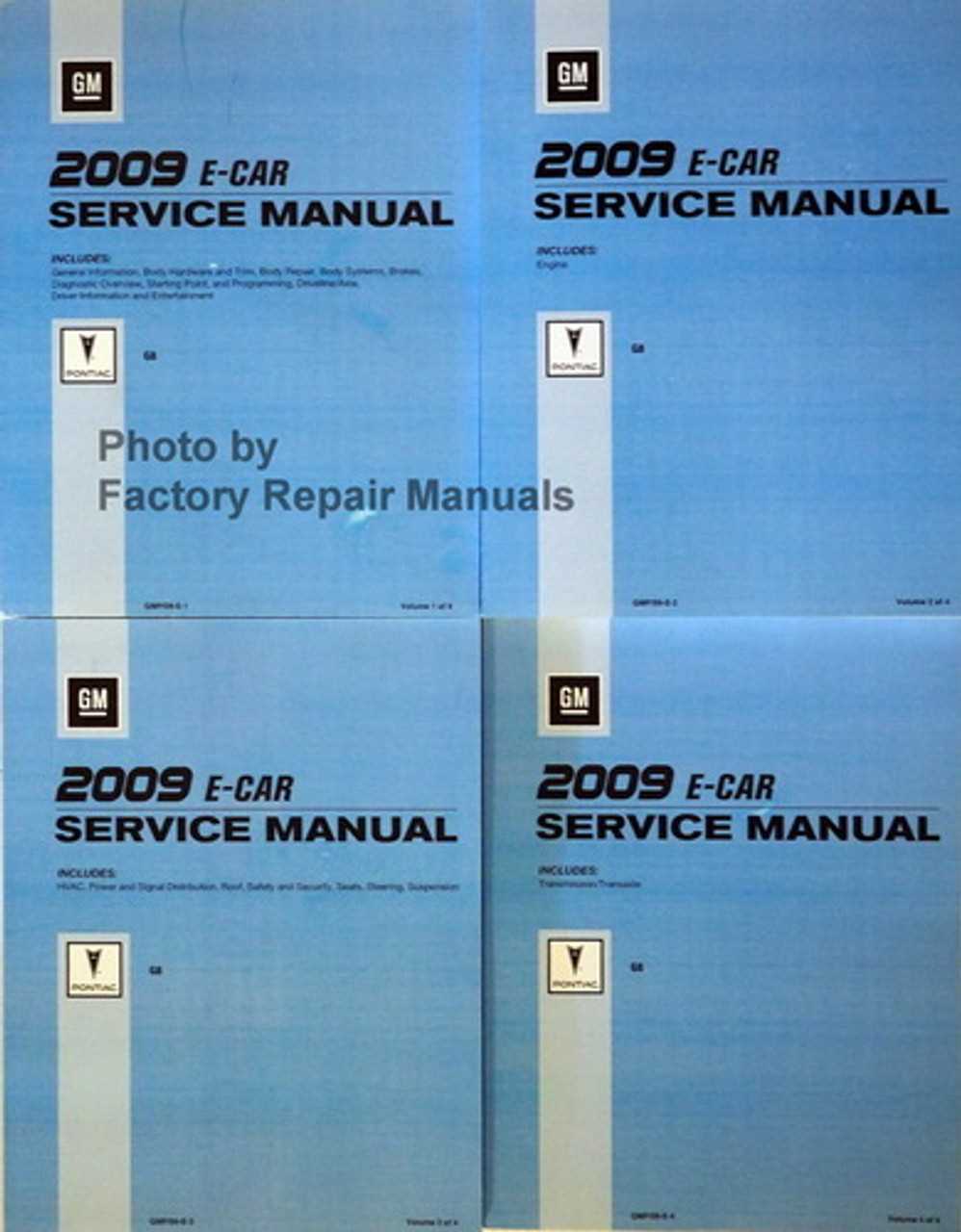 pontiac g8 repair manual