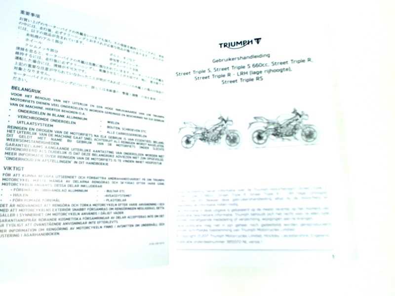 triumph street triple repair manual