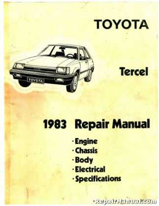 2019 toyota corolla repair manual