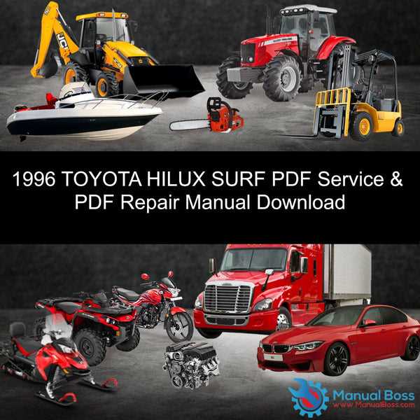 hilux surf repair manual