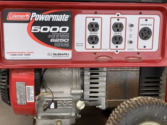 coleman powermate 5000 generator repair manual