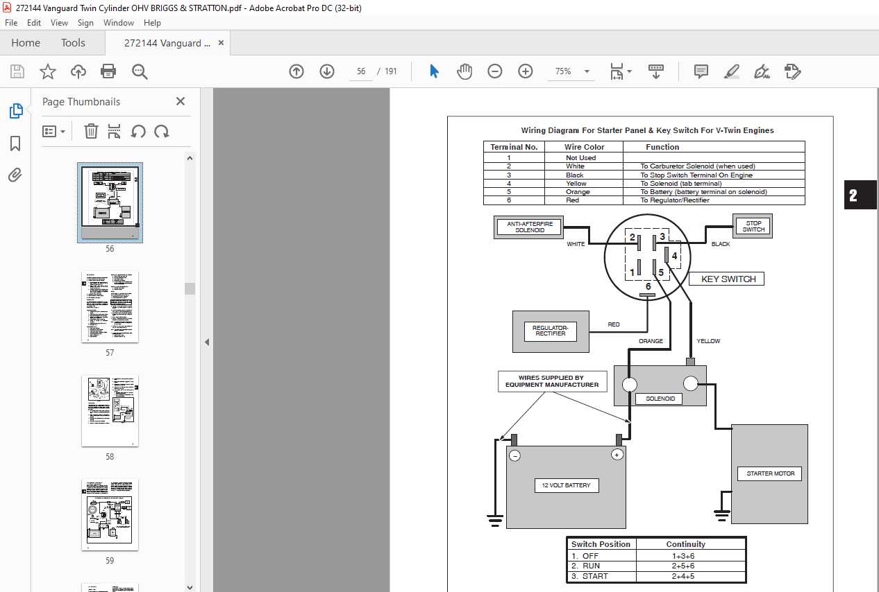 vanguard v twin ohv repair manual