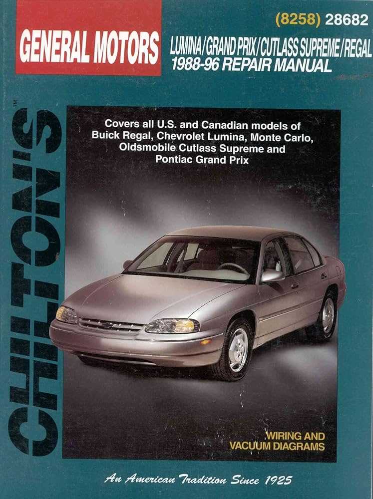 1995 oldsmobile cutlass supreme repair manual