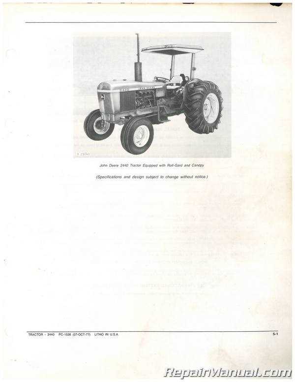 john deere 4020 repair manual