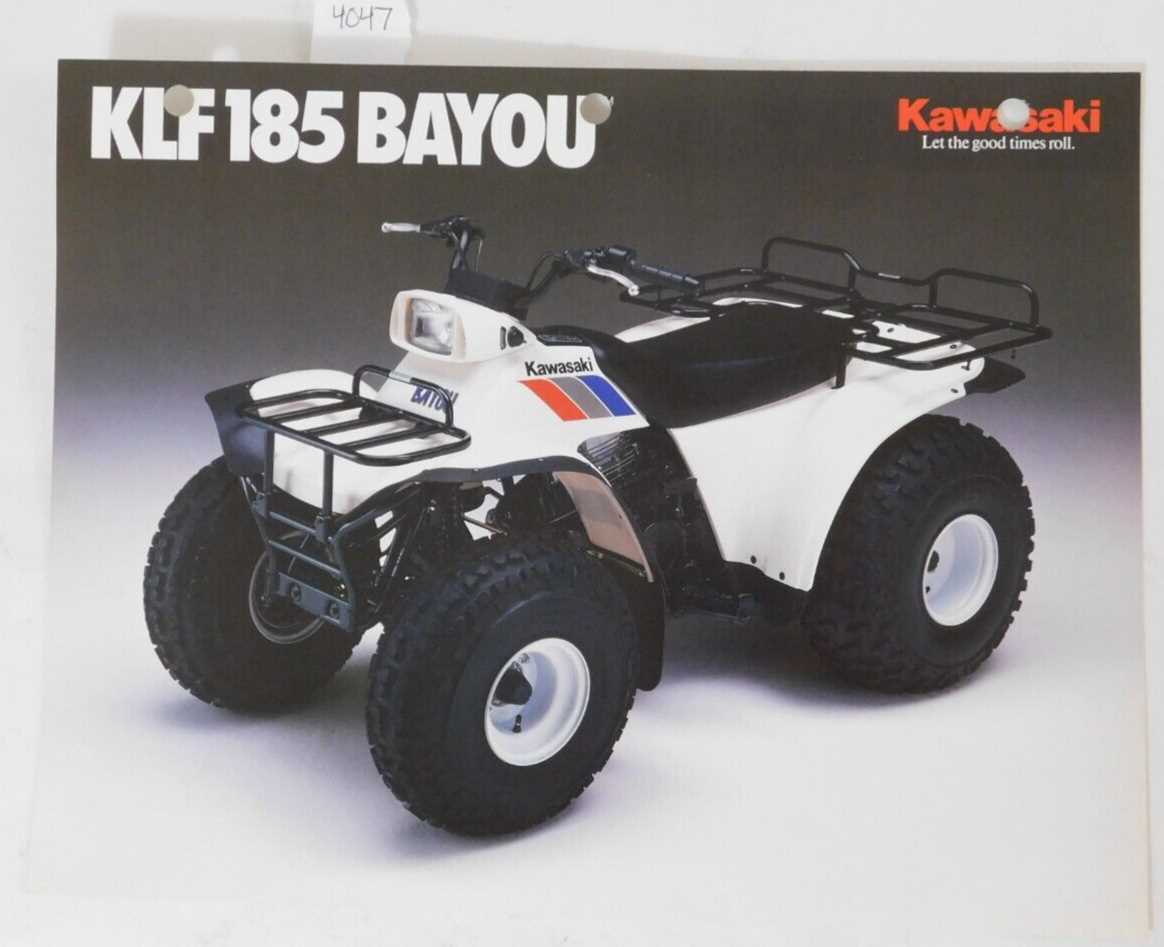 kawasaki bayou 185 repair manual