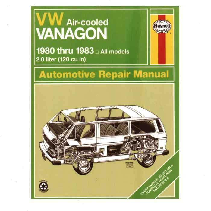 vanagon official factory repair manual