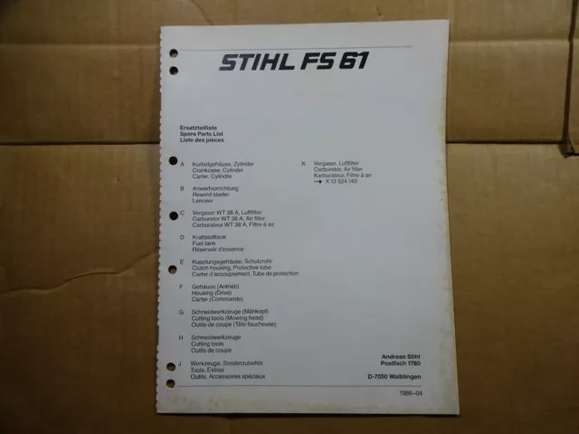 stihl fs90r repair manual