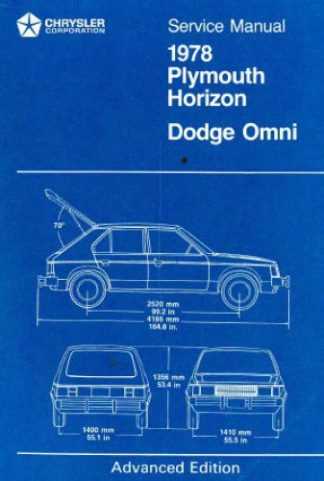 plymouth breeze repair manual