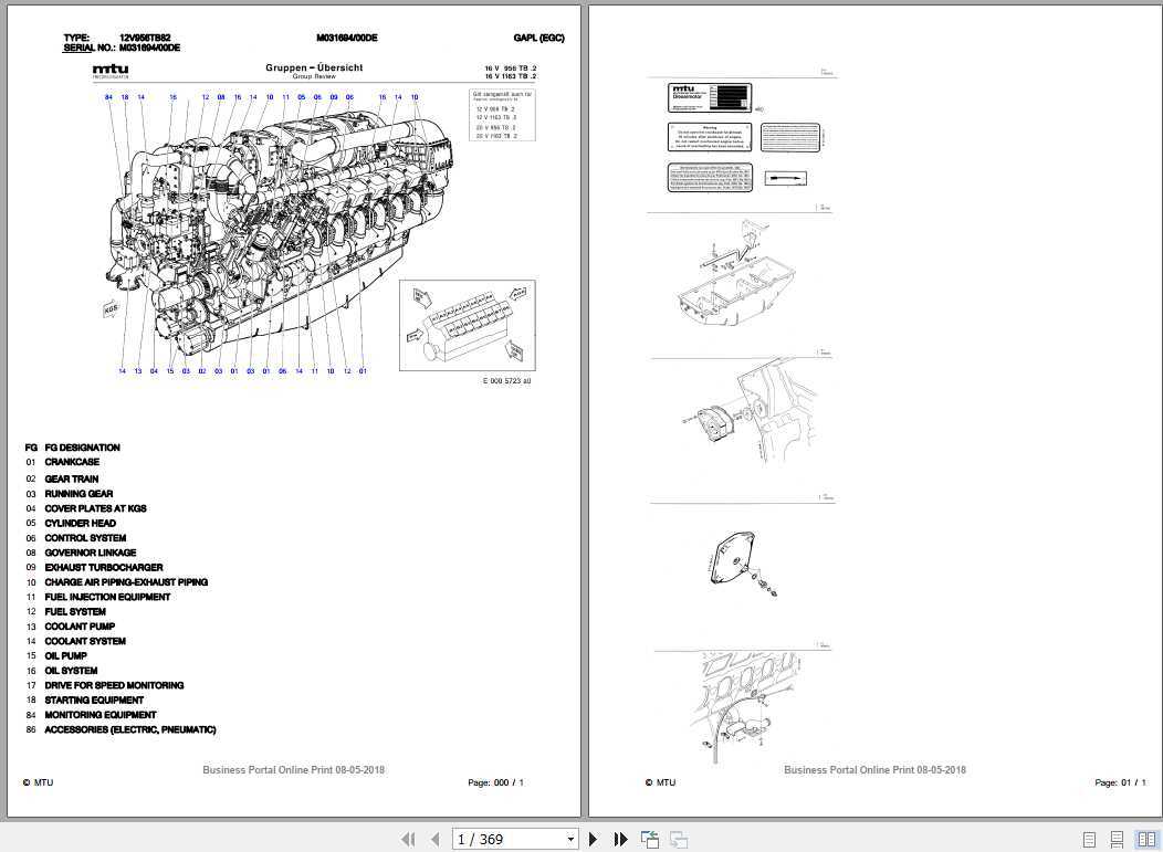 mtu 12v2000 repair manual