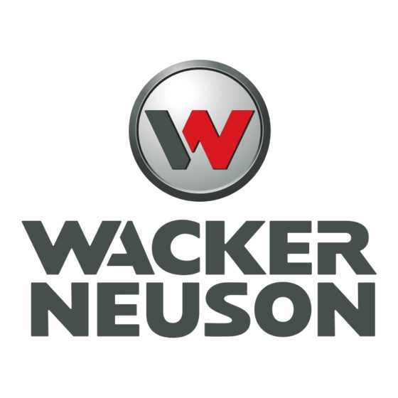 wacker neuson repair manual