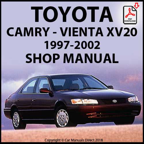 2000 toyota camry repair manual