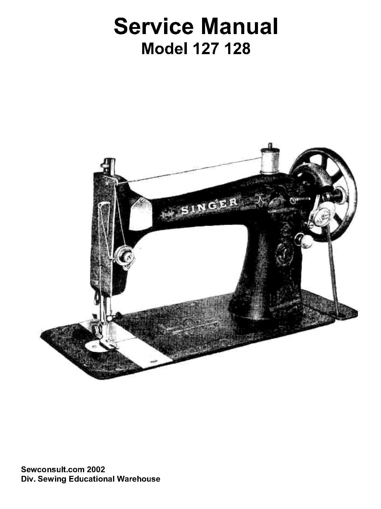 riccar sewing machine repair manual