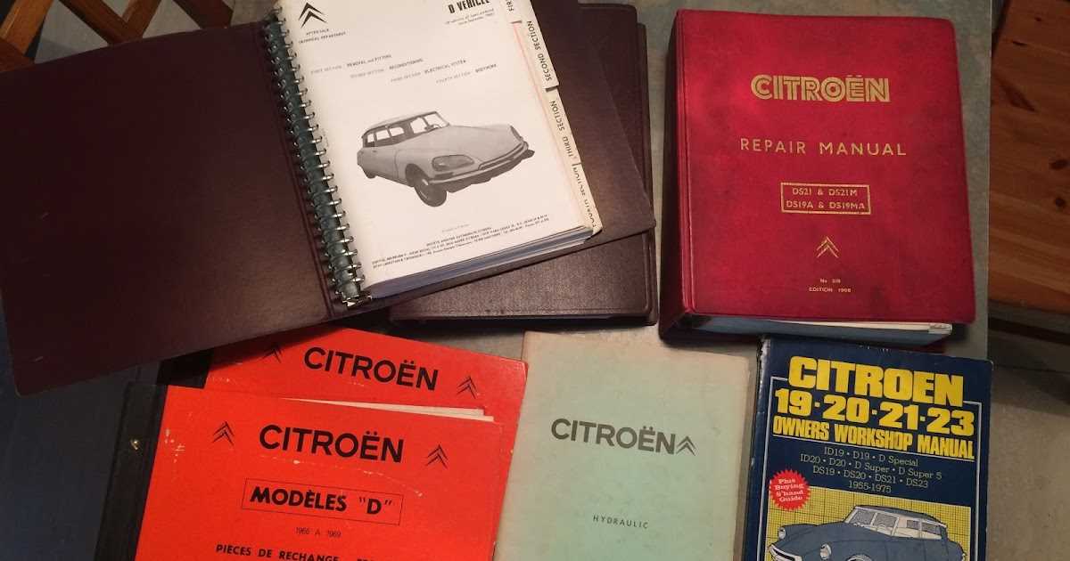 citroen ds repair manual