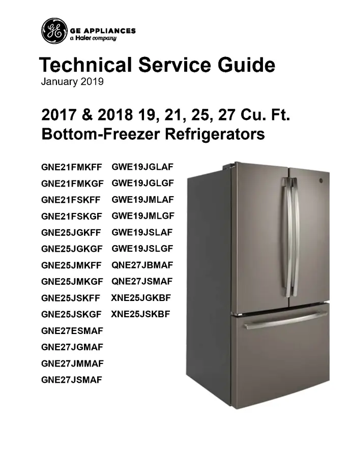 ge fridge repair manual