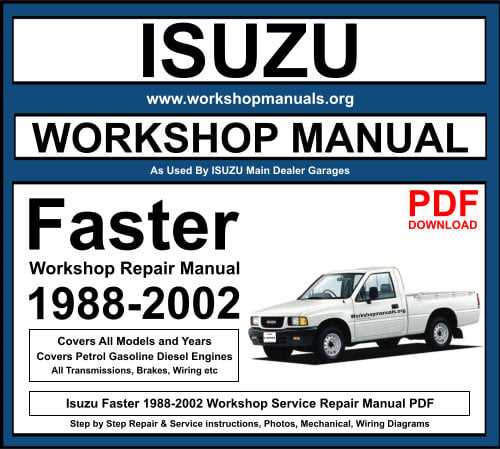 2002 isuzu trooper repair manual