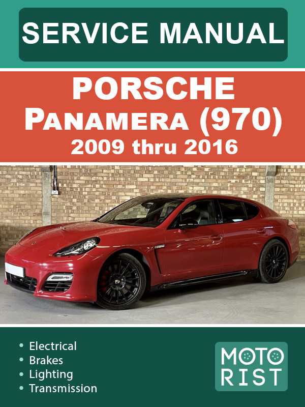 porsche panamera repair manual