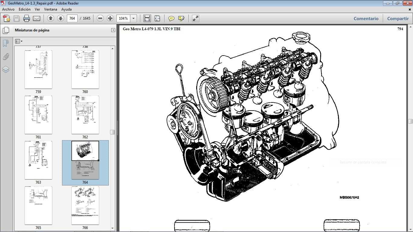 1997 geo metro repair manual