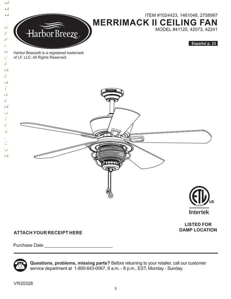 hunter fan repair manual