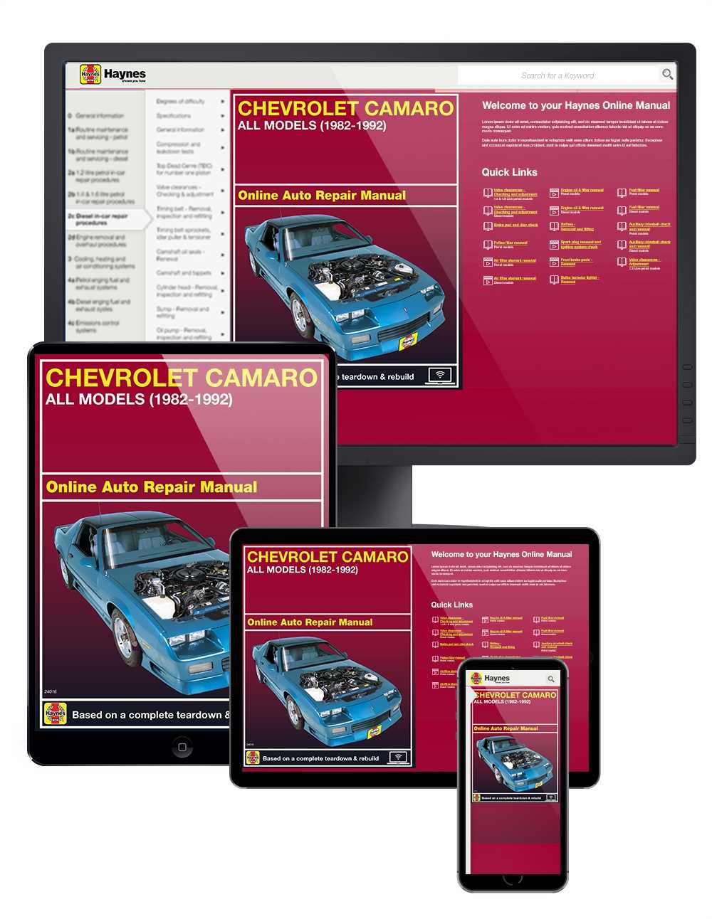 2001 camaro repair manual