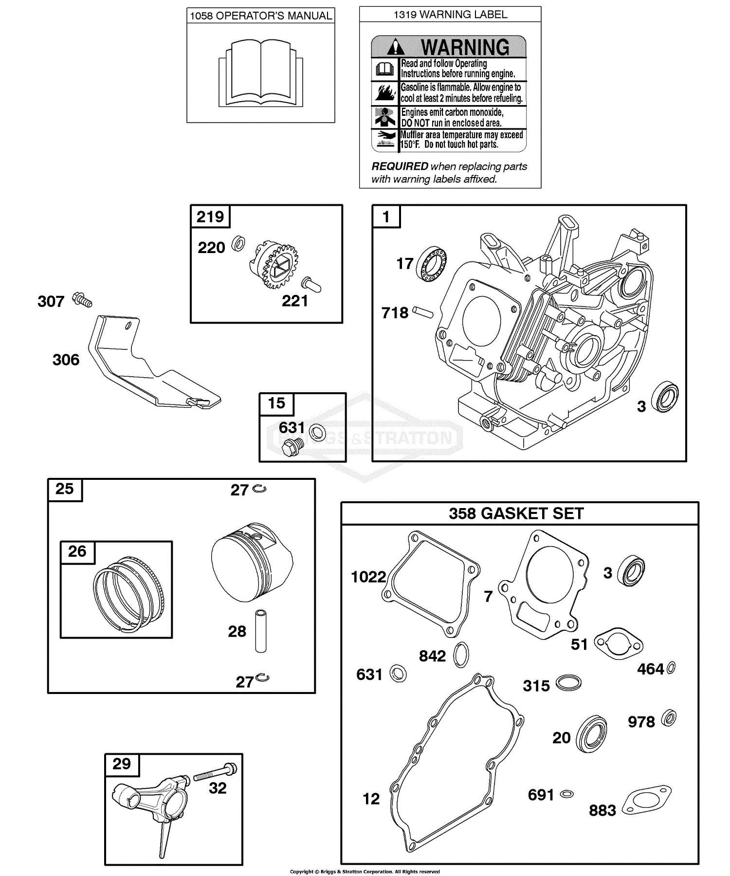 briggs and stratton 21032 repair manual