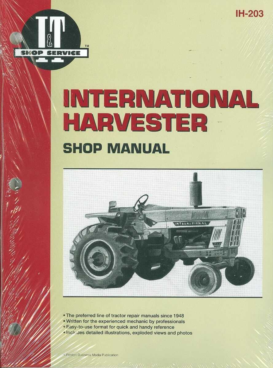 international harvester repair manuals