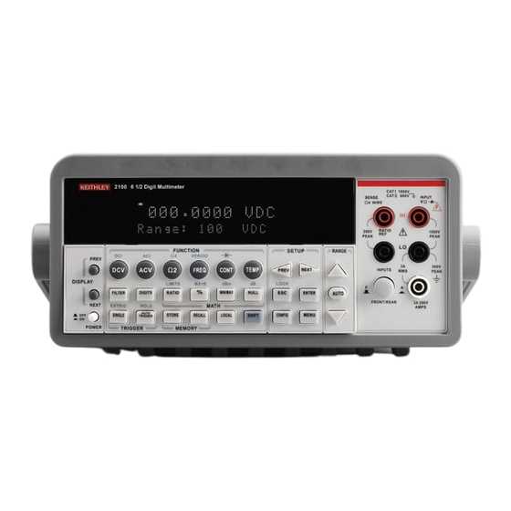 keithley 2000 repair manual