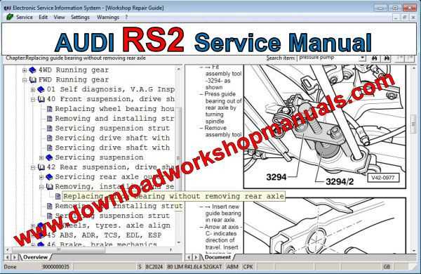 vag repair manual software