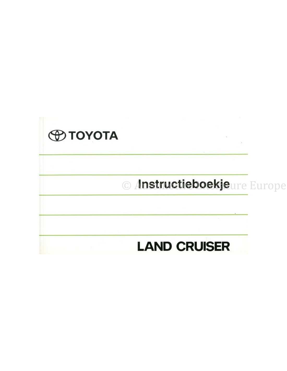 1997 land cruiser repair manual