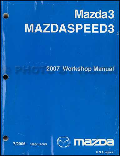 2007 mazda 3 repair manual