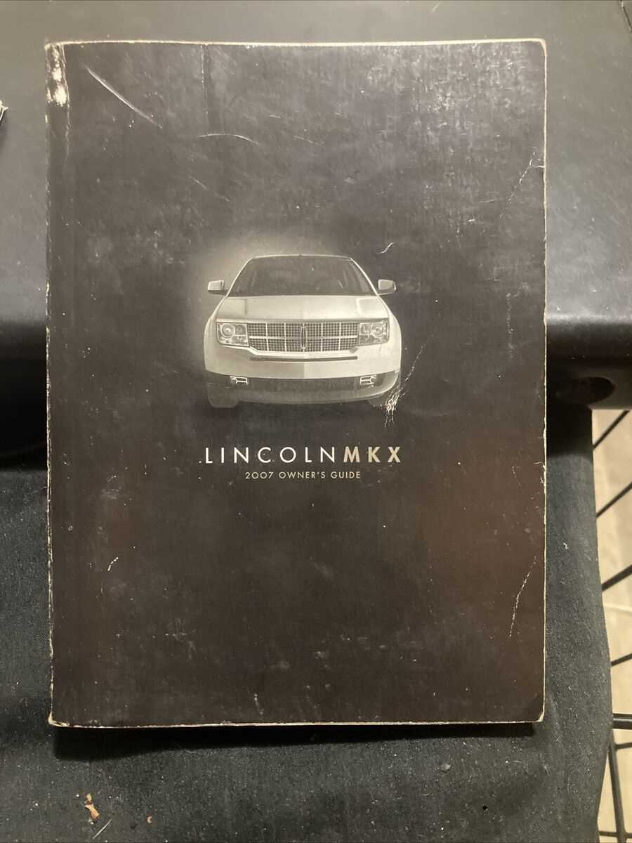 lincoln mkx repair manual