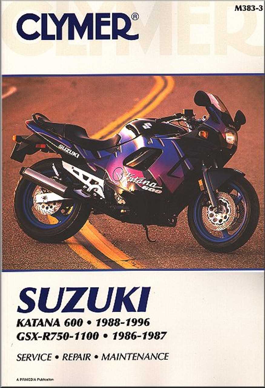 suzuki gsxr 750 repair manual